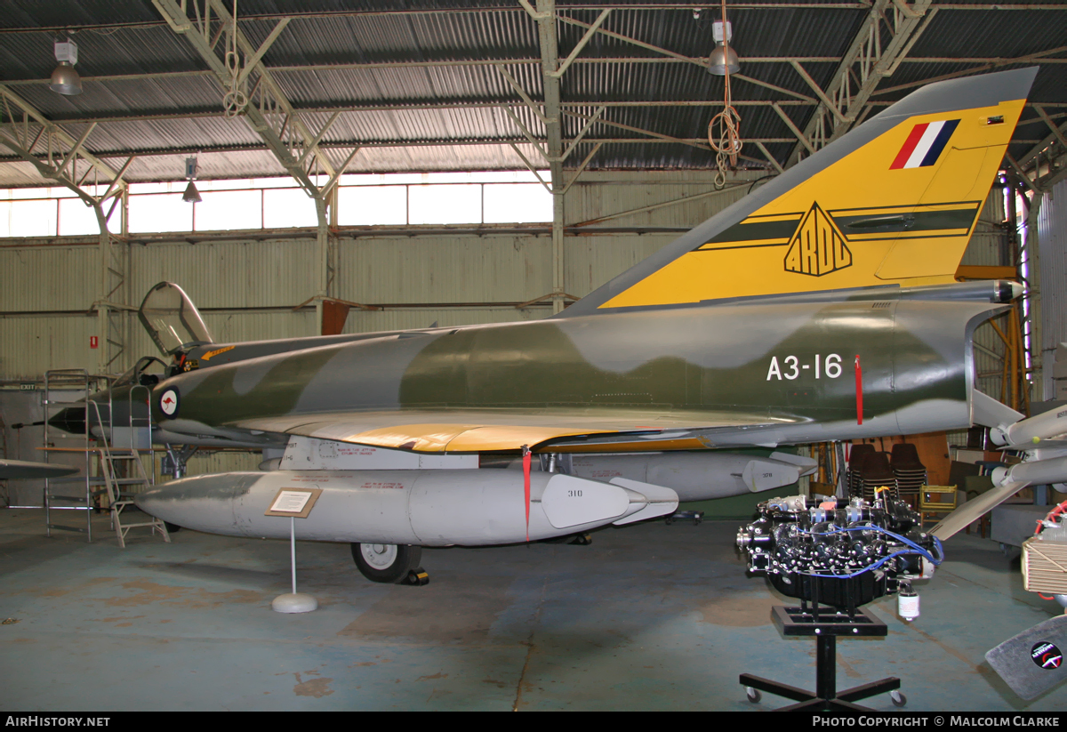 Aircraft Photo of A3-16 | Dassault Mirage IIIO(F/A) | Australia - Air Force | AirHistory.net #112803