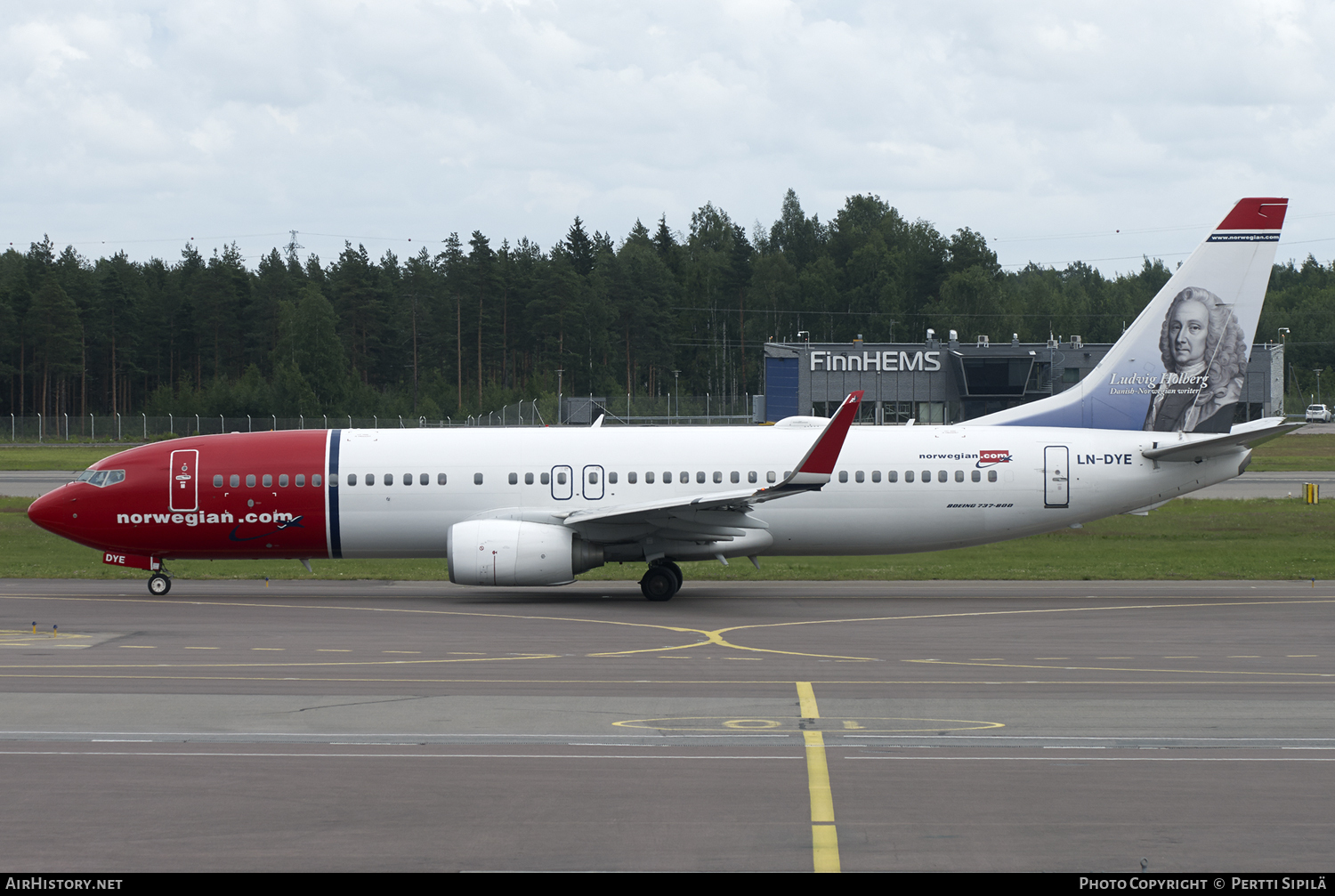 Aircraft Photo of LN-DYE | Boeing 737-8JP | Norwegian Air Shuttle | AirHistory.net #112805