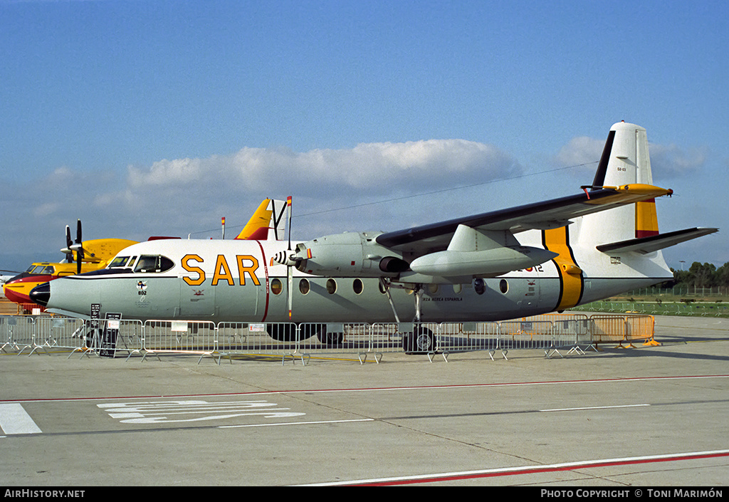 Aircraft Photo of D2-03 | Fokker F27-200MAR Maritime | Spain - Air Force | AirHistory.net #112881