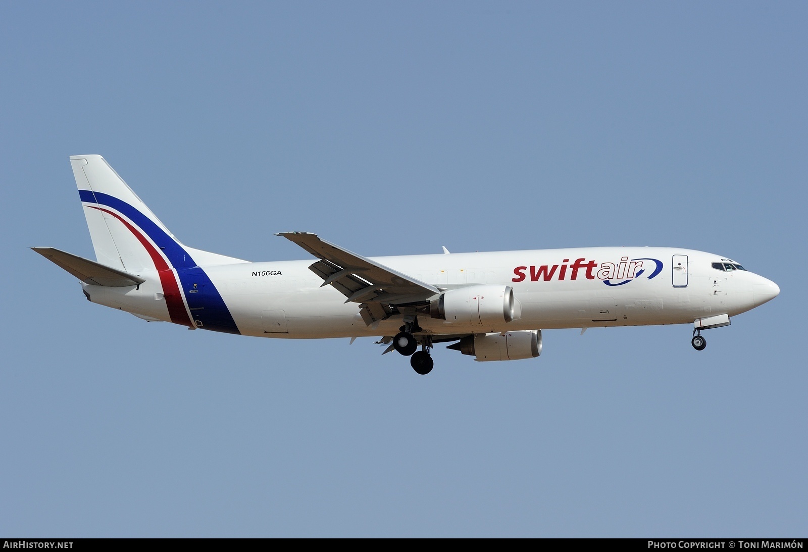 Aircraft Photo of N156GA | Boeing 737-4Q8 | Swiftair | AirHistory.net #112884