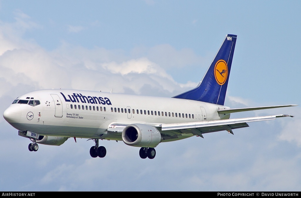 Aircraft Photo of D-ABWH | Boeing 737-330 | Lufthansa | AirHistory.net #112896