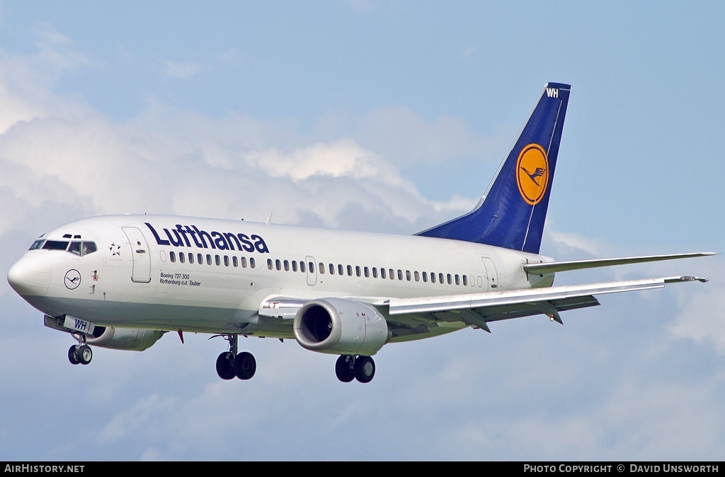 Aircraft Photo of D-ABWH | Boeing 737-330 | Lufthansa | AirHistory.net #112896