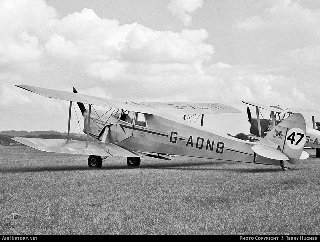 Aircraft Photo of G-ADNB | De Havilland D.H. 87B Hornet Moth | The Tiger Club | AirHistory.net #112917