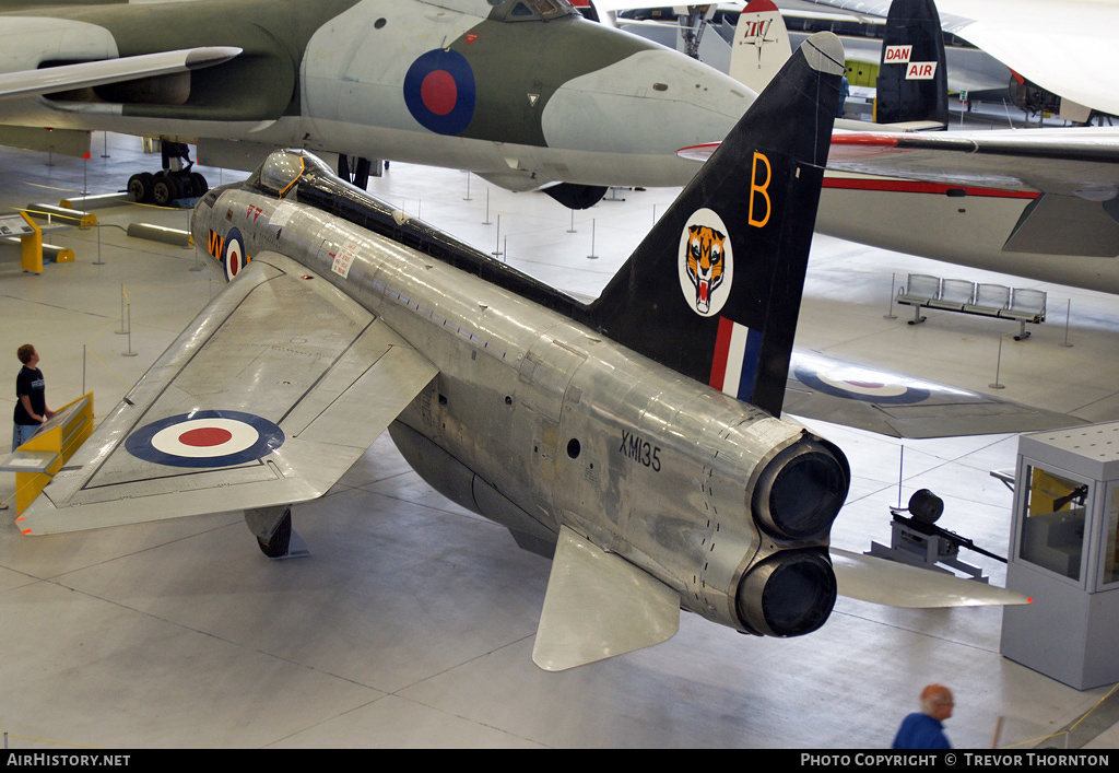 Aircraft Photo of XM135 | English Electric Lightning F1 | UK - Air Force | AirHistory.net #112935