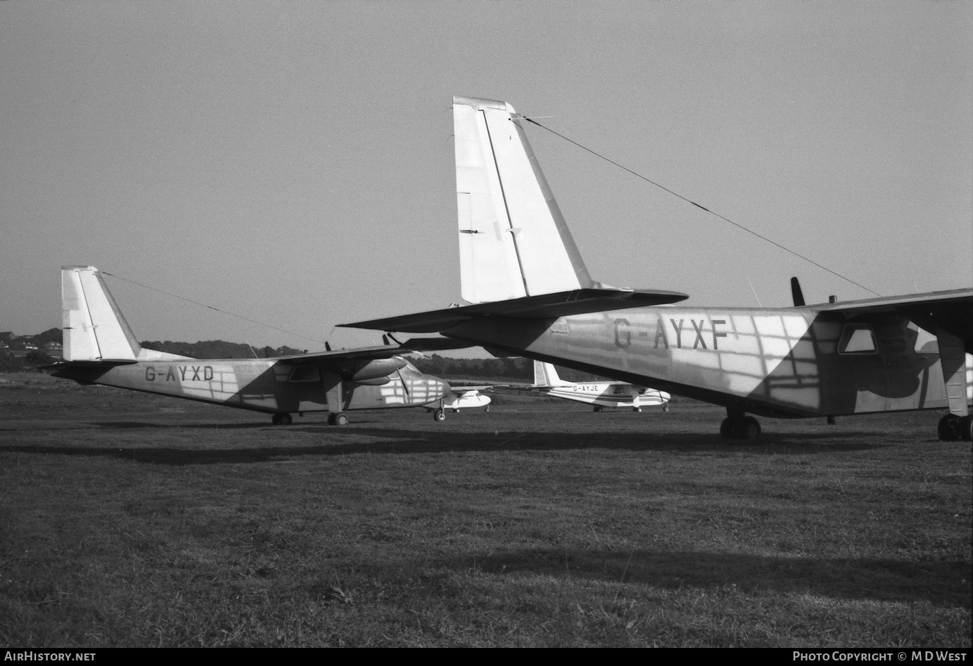 Aircraft Photo of G-AYXF | Britten-Norman BN-2A-3 Islander | Britten-Norman | AirHistory.net #112948