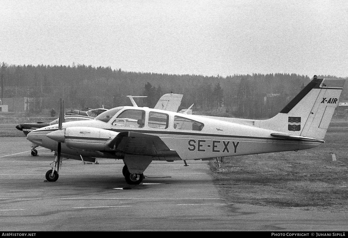 Aircraft Photo of SE-EXY | Beech B55 Baron (95-B55) | AirHistory.net #112956