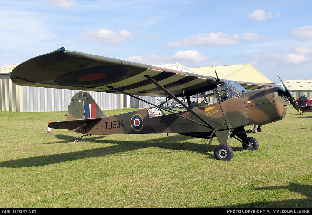 Aircraft Photo of G-AKSY / TJ534 | Taylorcraft J Auster Mk5 | UK - Air Force | AirHistory.net #112971