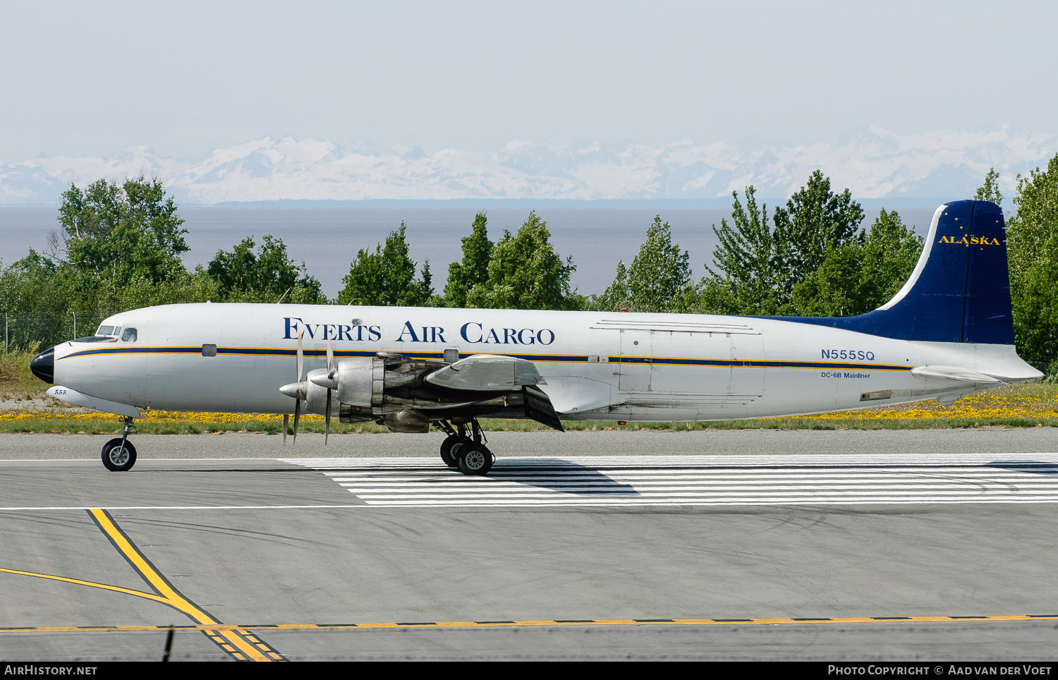 Aircraft Photo of N555SQ | Douglas DC-6B | Everts Air Cargo | AirHistory.net #112974