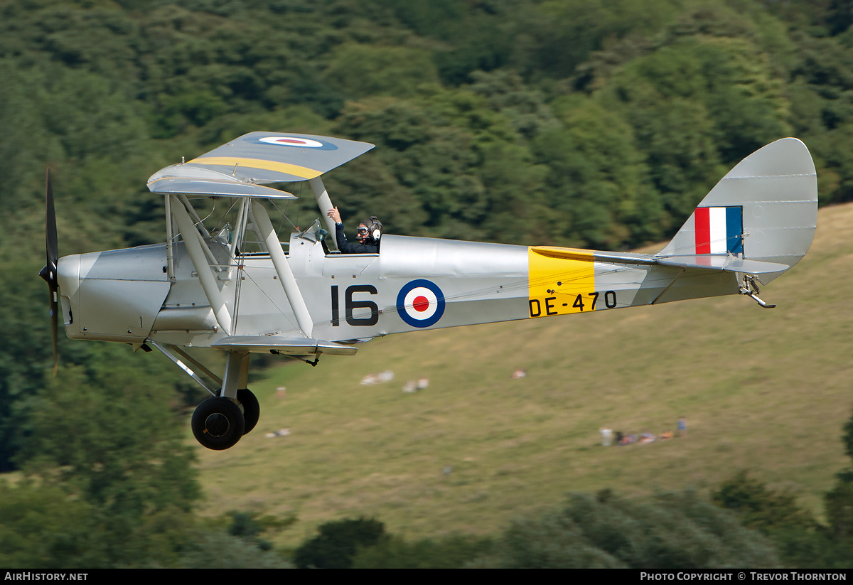 Aircraft Photo of G-ANMY / DE-470 | De Havilland D.H. 82A Tiger Moth II | UK - Air Force | AirHistory.net #112982