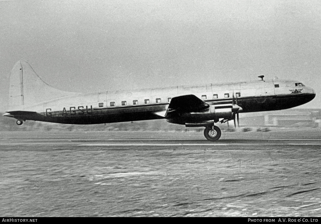 Aircraft Photo of G-AGSU | Avro 689 Tudor 2 | A.V. Roe (Avro) | AirHistory.net #113000