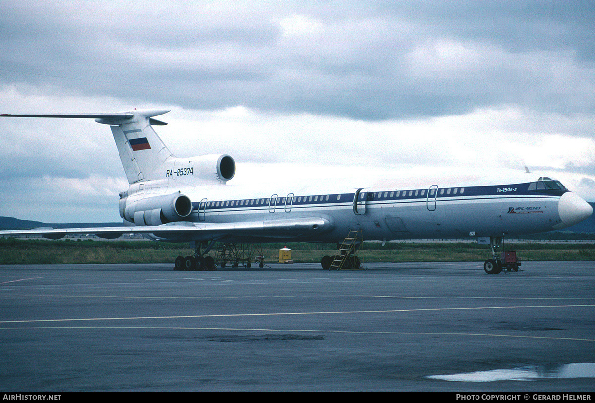 Aircraft Photo of RA-85374 | Tupolev Tu-154B-2 | Ural Airlines | AirHistory.net #113011