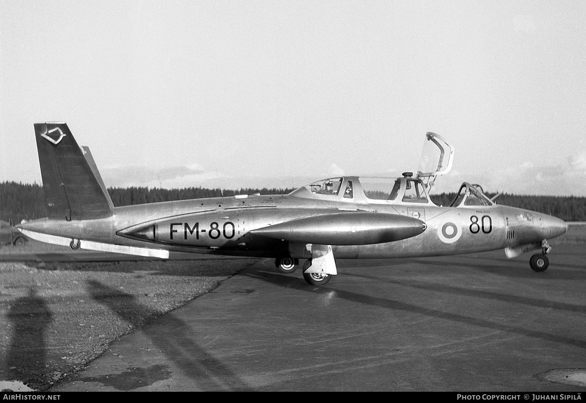 Aircraft Photo of FM-80 | Fouga CM-170R Magister | Finland - Air Force | AirHistory.net #113013