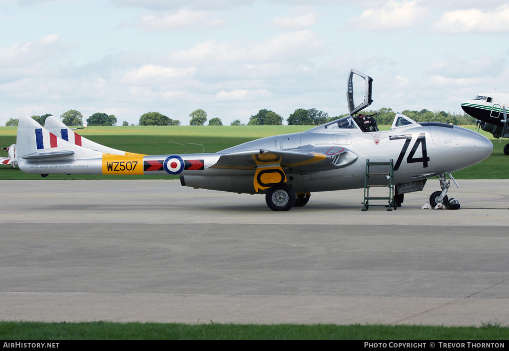 Aircraft Photo of G-VTII / WZ507 | De Havilland D.H. 115 Vampire T11 | UK - Air Force | AirHistory.net #113017