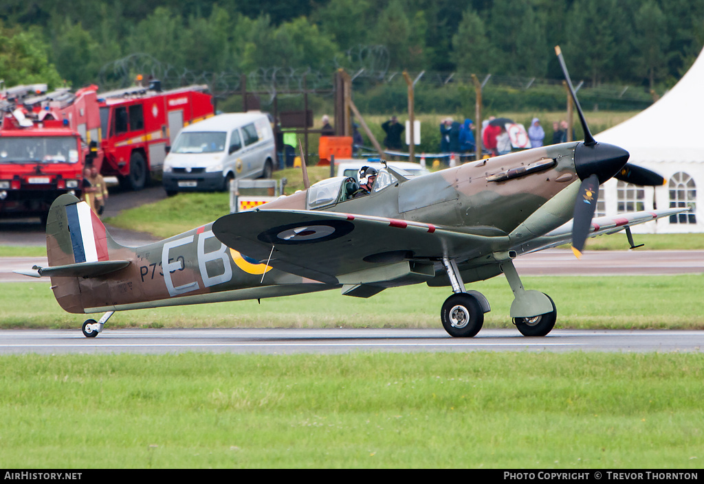 Aircraft Photo of P7350 | Supermarine 329 Spitfire Mk2A | UK - Air Force | AirHistory.net #113020