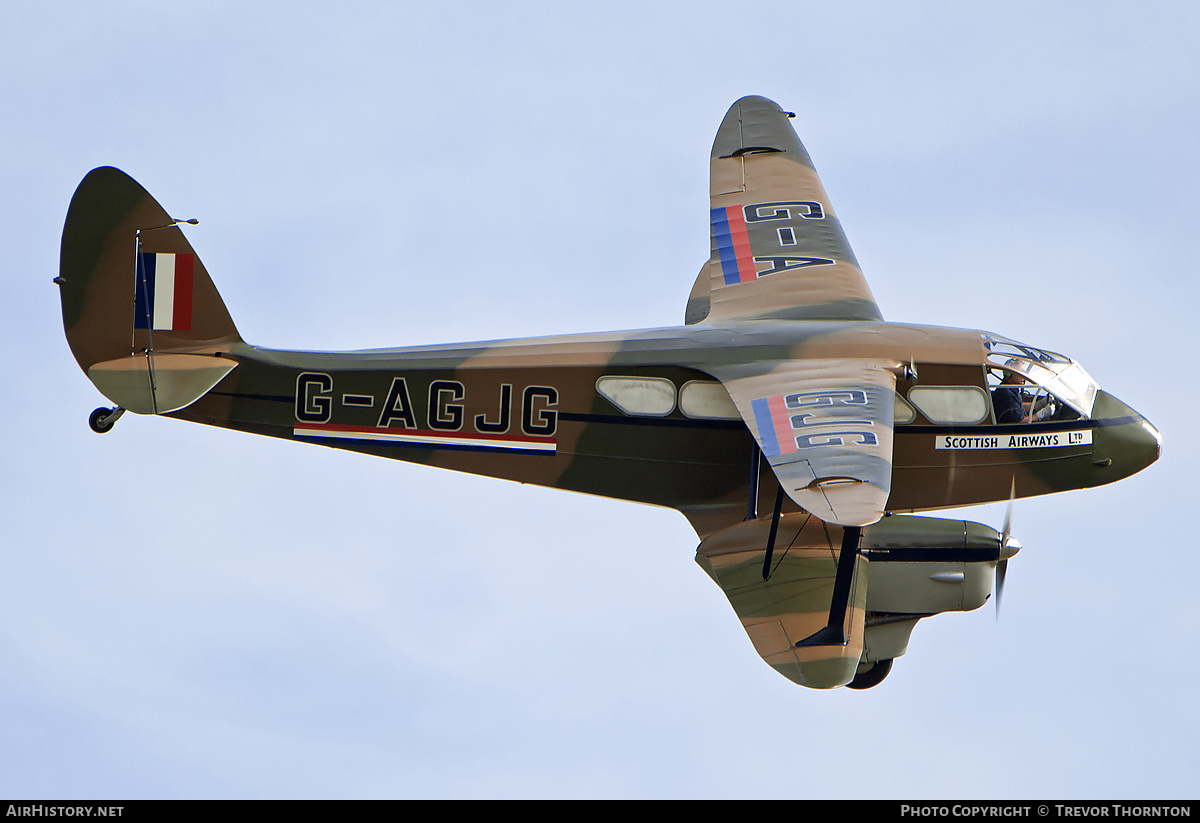 Aircraft Photo of G-AGJG | De Havilland D.H. 89A Dragon Rapide | Scottish Airways | AirHistory.net #113023