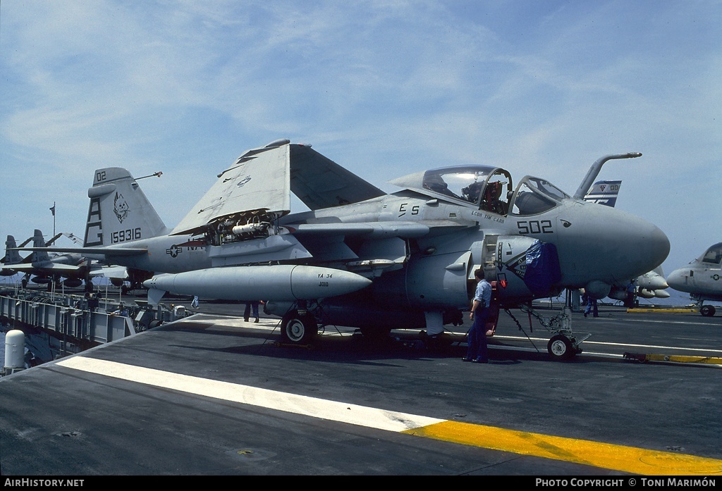 Aircraft Photo of 159316 | Grumman A-6E Intruder (G-128) | USA - Navy | AirHistory.net #113032