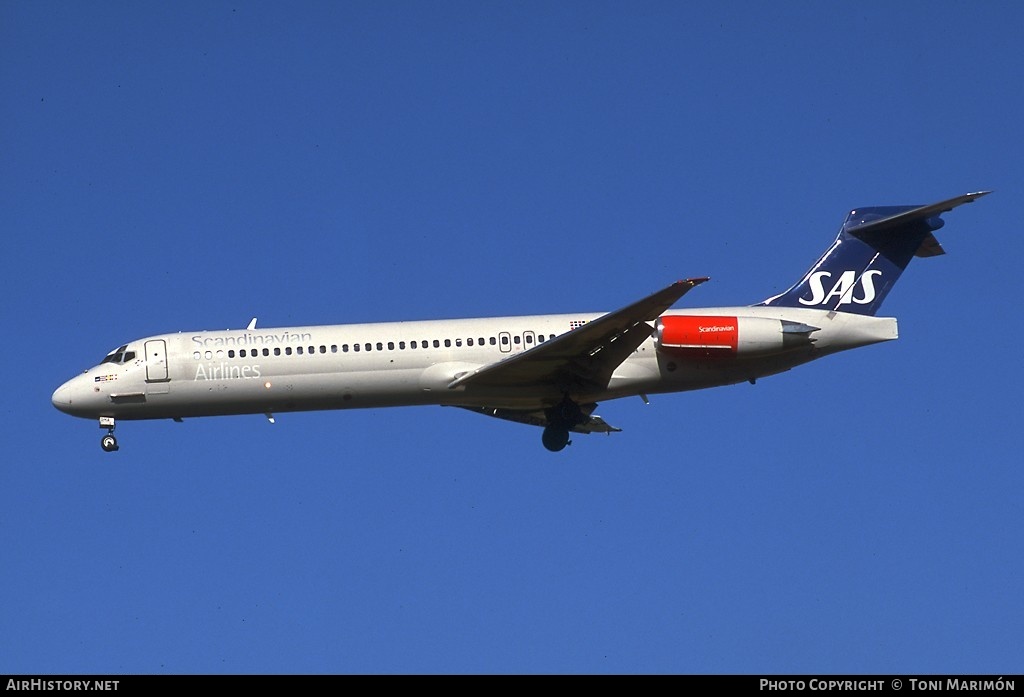 Aircraft Photo of SE-DMA | McDonnell Douglas MD-87 (DC-9-87) | Scandinavian Airlines - SAS | AirHistory.net #113037