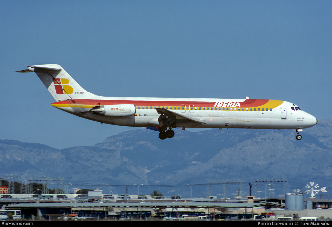 Aircraft Photo of EC-BIO | McDonnell Douglas DC-9-32 | Iberia | AirHistory.net #113038