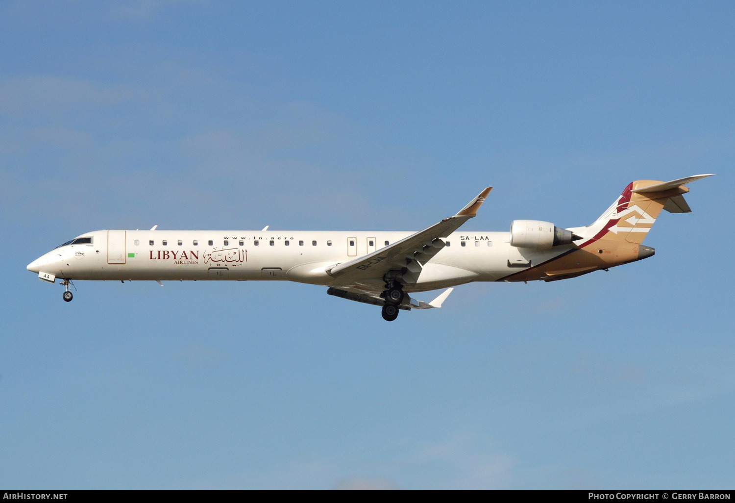 Aircraft Photo of 5A-LAA | Bombardier CRJ-900 (CL-600-2D24) | Libyan Airlines | AirHistory.net #113042