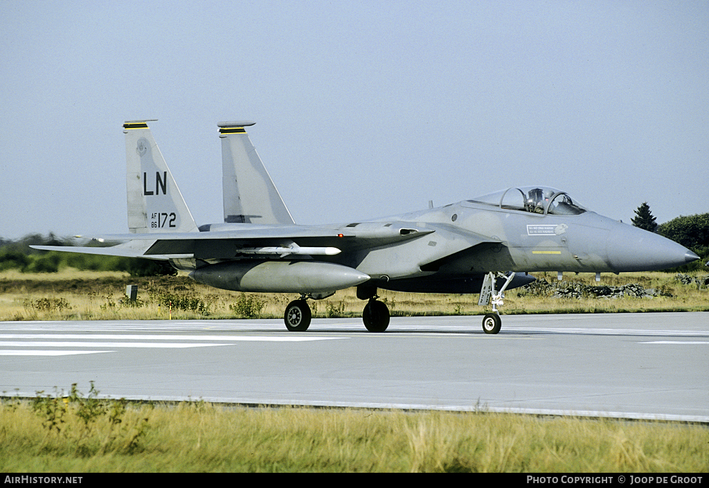 Aircraft Photo of 86-0172 / AF86-172 | McDonnell Douglas F-15C Eagle | USA - Air Force | AirHistory.net #113060