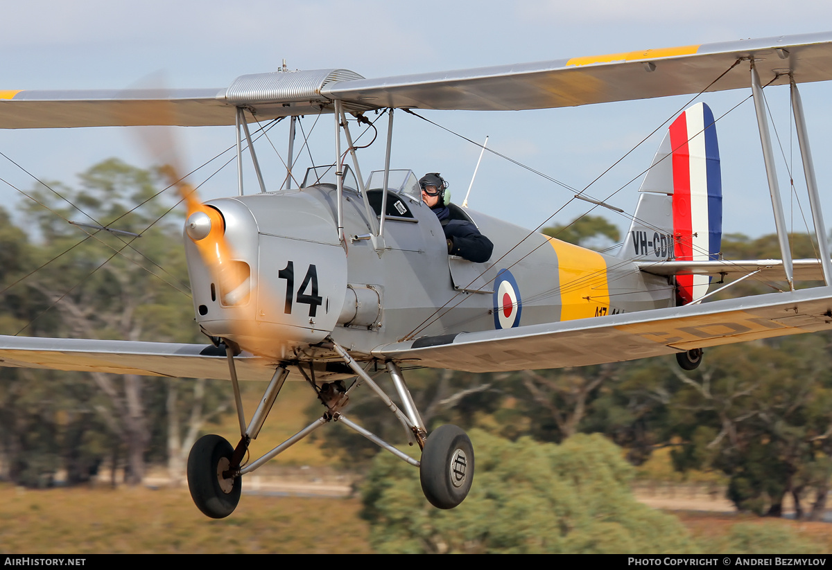 Aircraft Photo of VH-CDM / A17-414 | De Havilland D.H. 82A Tiger Moth | Australia - Air Force | AirHistory.net #113072