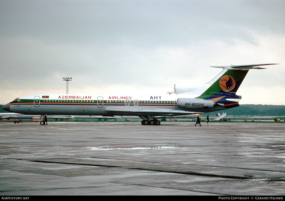 Aircraft Photo of 4K-85329 | Tupolev Tu-154B-2 | Azerbaijan Airlines - AZAL - AHY | AirHistory.net #113118