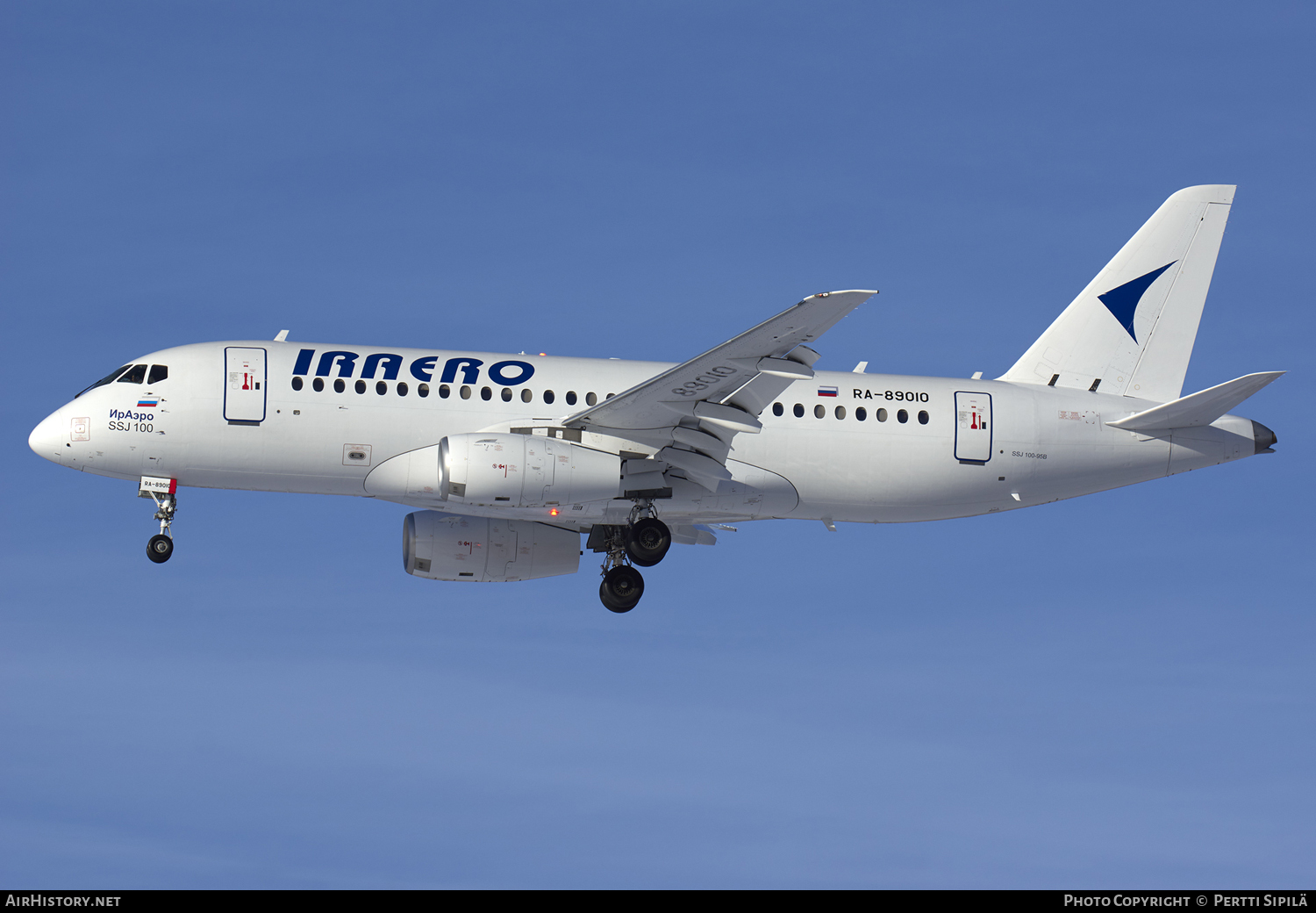 Aircraft Photo of RA-89010 | Sukhoi SSJ-100-95B Superjet 100 (RRJ-95B) | IrAero | AirHistory.net #113150