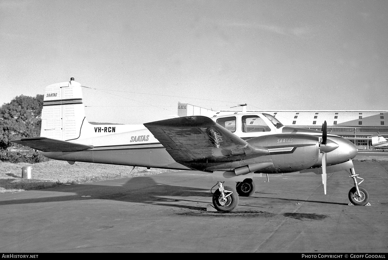 Aircraft Photo of VH-RCN | Beech D50B Twin Bonanza | South Australian and Territory Air Services - SAATAS | AirHistory.net #113167