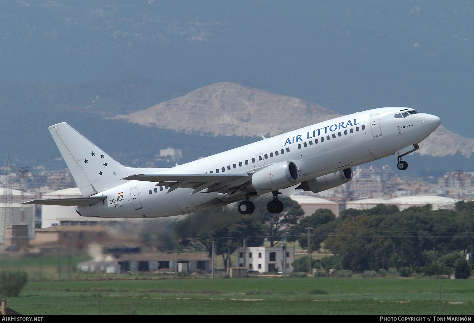 Aircraft Photo of EC-IEZ | Boeing 737-33A | Air Littoral | AirHistory.net #113185