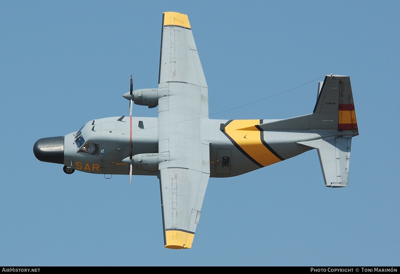 Aircraft Photo of D.3B-04 | CASA C-212-200 Aviocar | Spain - Air Force | AirHistory.net #113186