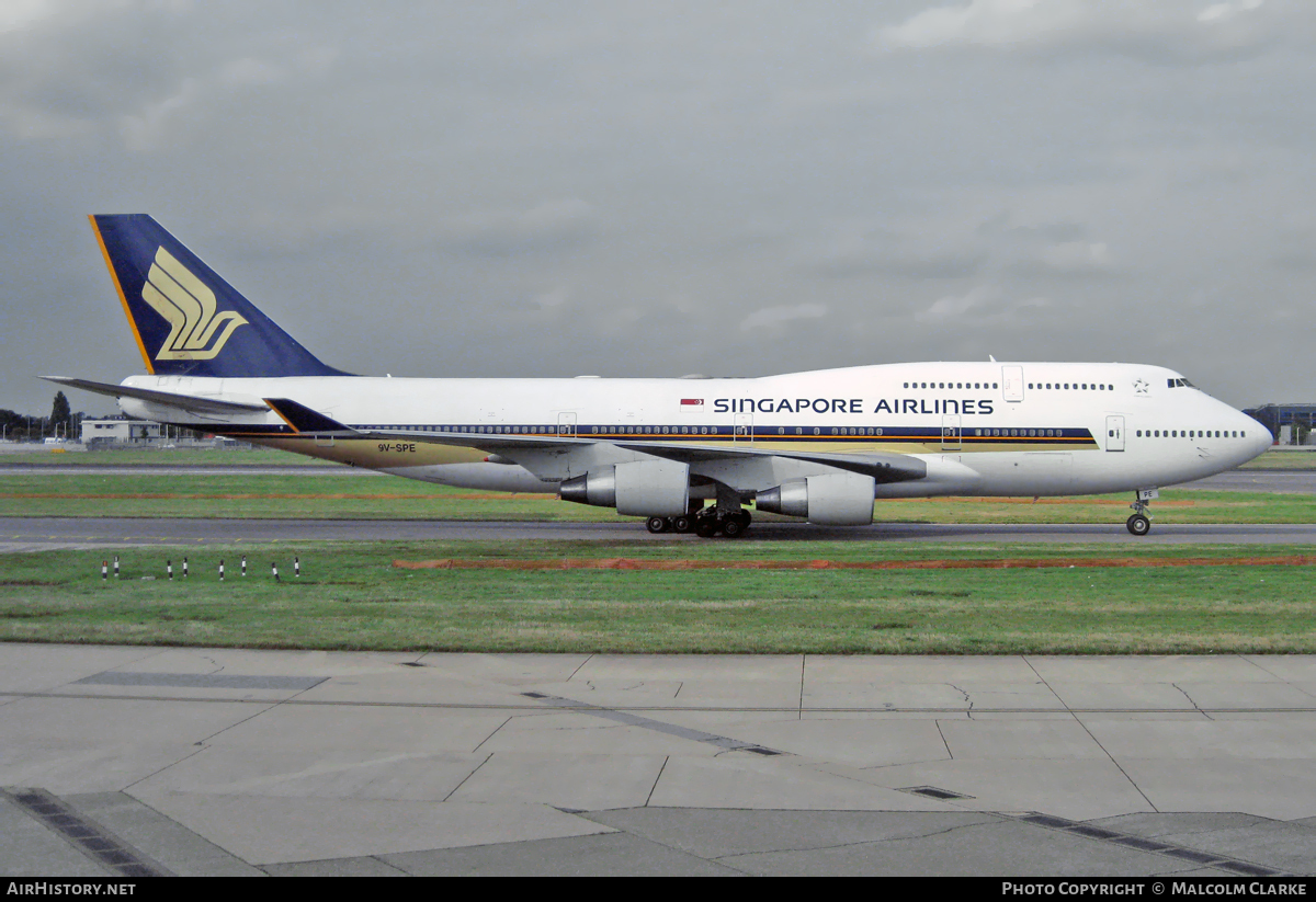 Aircraft Photo of 9V-SPE | Boeing 747-412 | Singapore Airlines | AirHistory.net #113205