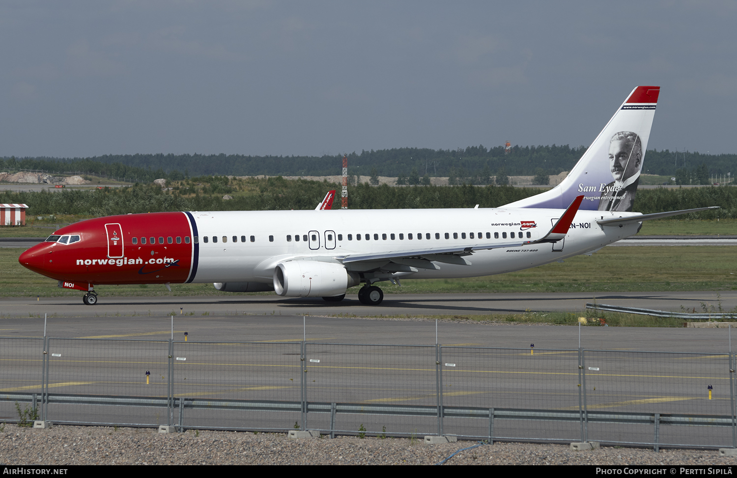 Aircraft Photo of LN-NOI | Boeing 737-86N | Norwegian | AirHistory.net #113207