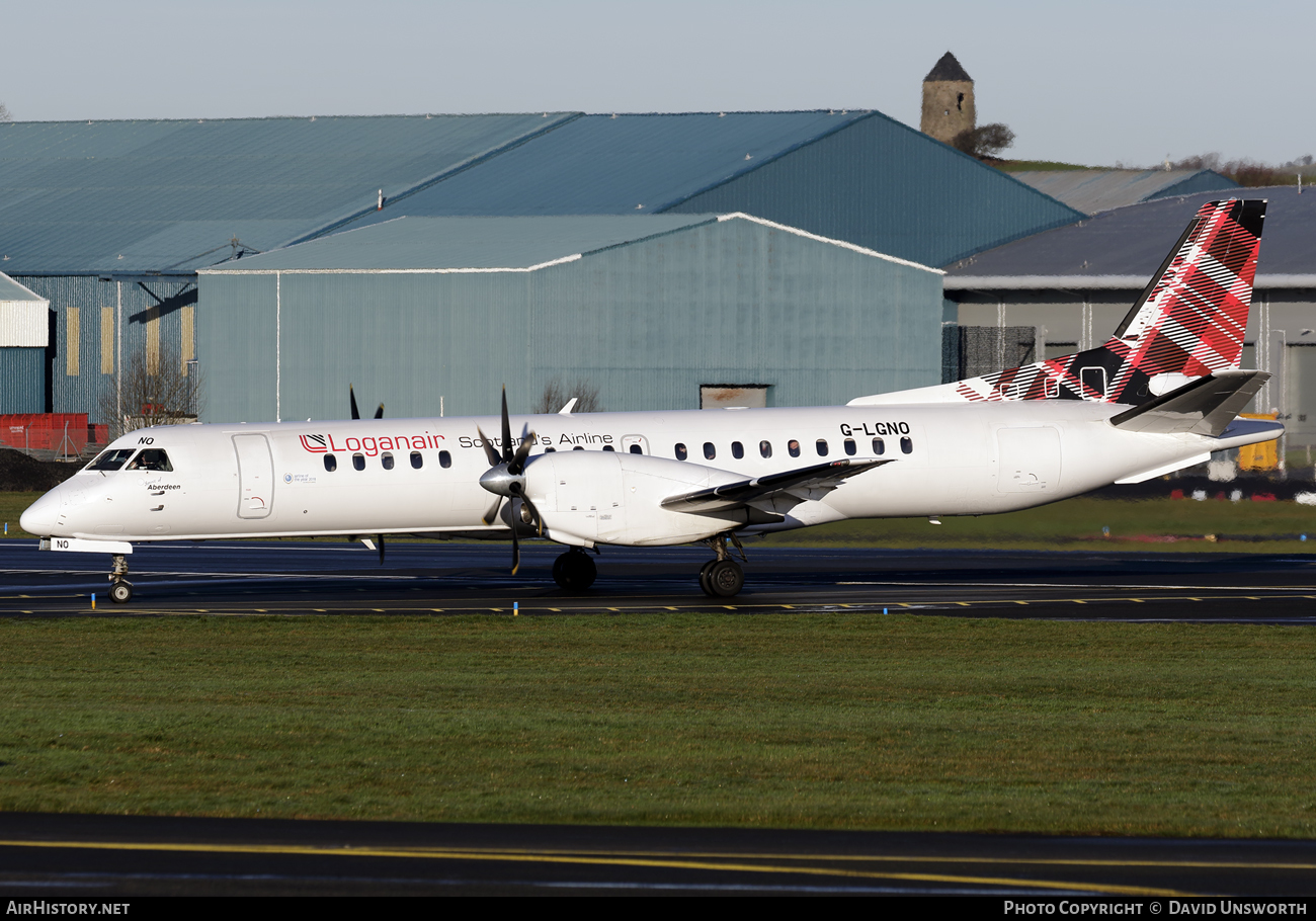 Aircraft Photo of G-LGNO | Saab 2000 | Loganair | AirHistory.net #113216