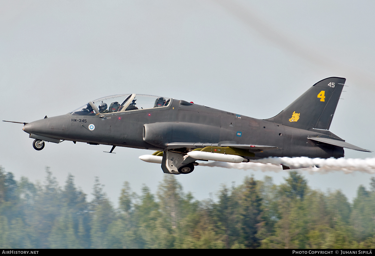 Aircraft Photo of HW-345 | British Aerospace Hawk 51 | Finland - Air Force | AirHistory.net #113218