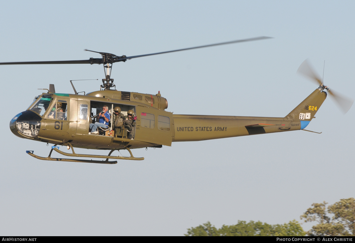 Aircraft Photo of N624HF / 16624 | Bell UH-1H Iroquois | USA - Army | AirHistory.net #113263