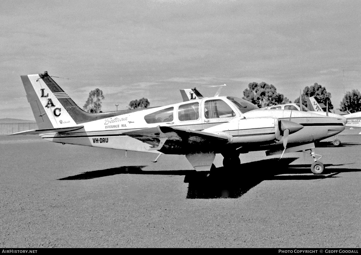 Aircraft Photo of VH-DRU | Beech D55 Baron | Leonora Air Charter - LAC | AirHistory.net #113278