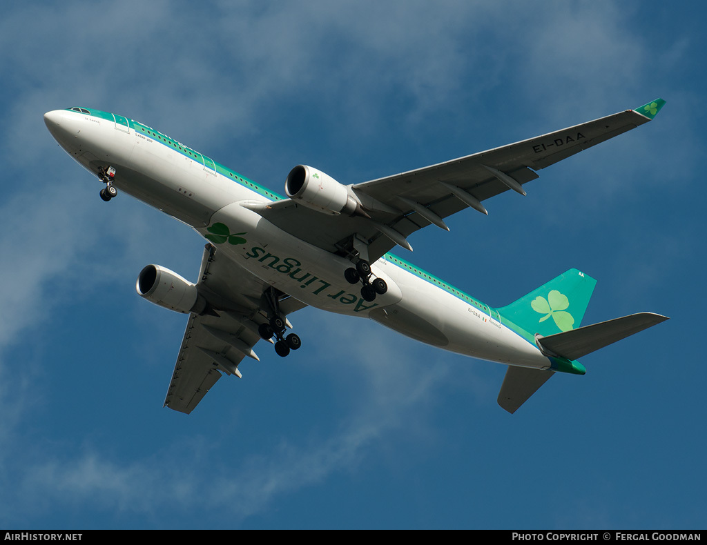 Aircraft Photo of EI-DAA | Airbus A330-202 | Aer Lingus | AirHistory.net #113313