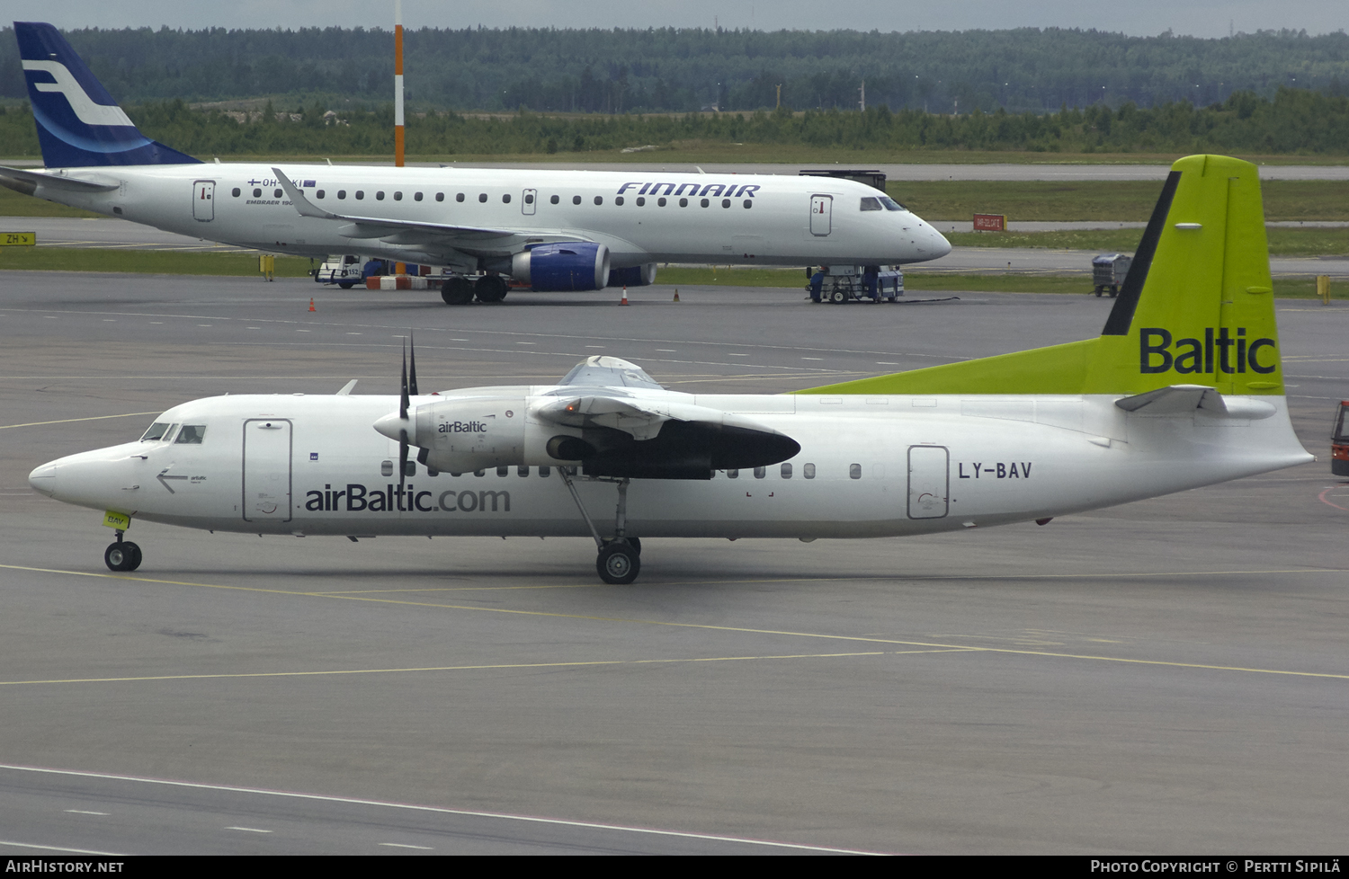 Aircraft Photo of LY-BAV | Fokker 50 | AirBaltic | AirHistory.net #113336