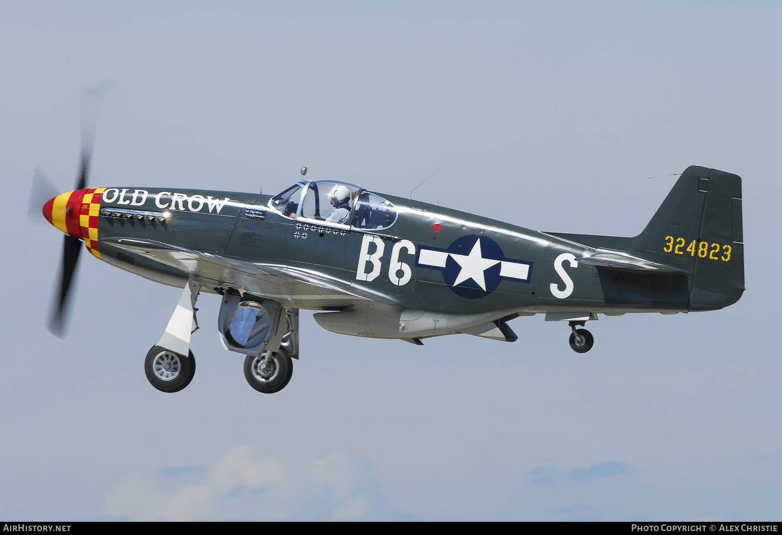 Aircraft Photo of N551E / NL551E / 324823 | North American P-51B Mustang | USA - Air Force | AirHistory.net #113340
