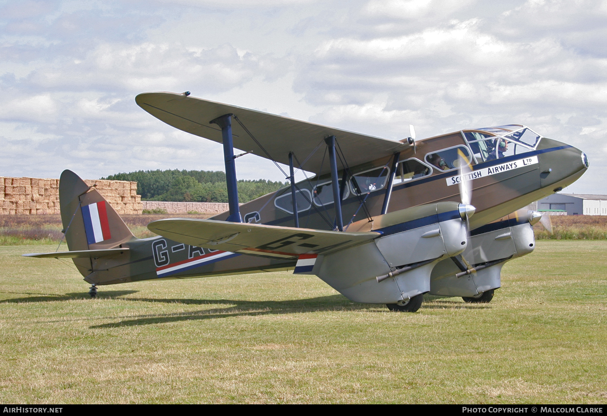 Aircraft Photo of G-AGJG | De Havilland D.H. 89A Dragon Rapide | Scottish Airways | AirHistory.net #113346
