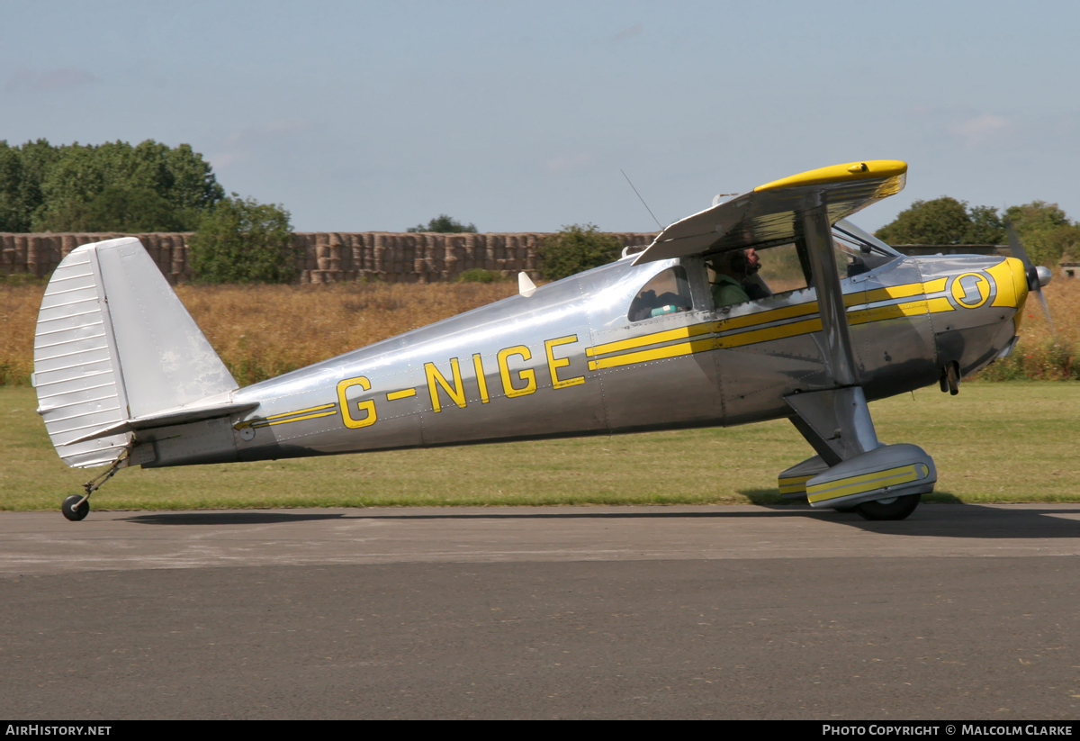 Aircraft Photo of G-NIGE | Luscombe 8E Silvaire Deluxe | AirHistory.net #113351