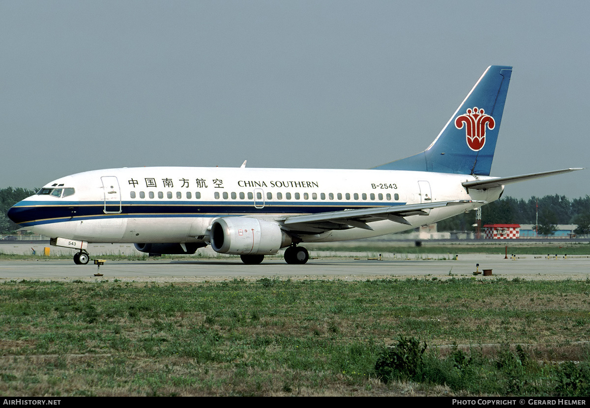 Aircraft Photo of B-2543 | Boeing 737-5Y0 | China Southern Airlines | AirHistory.net #113369