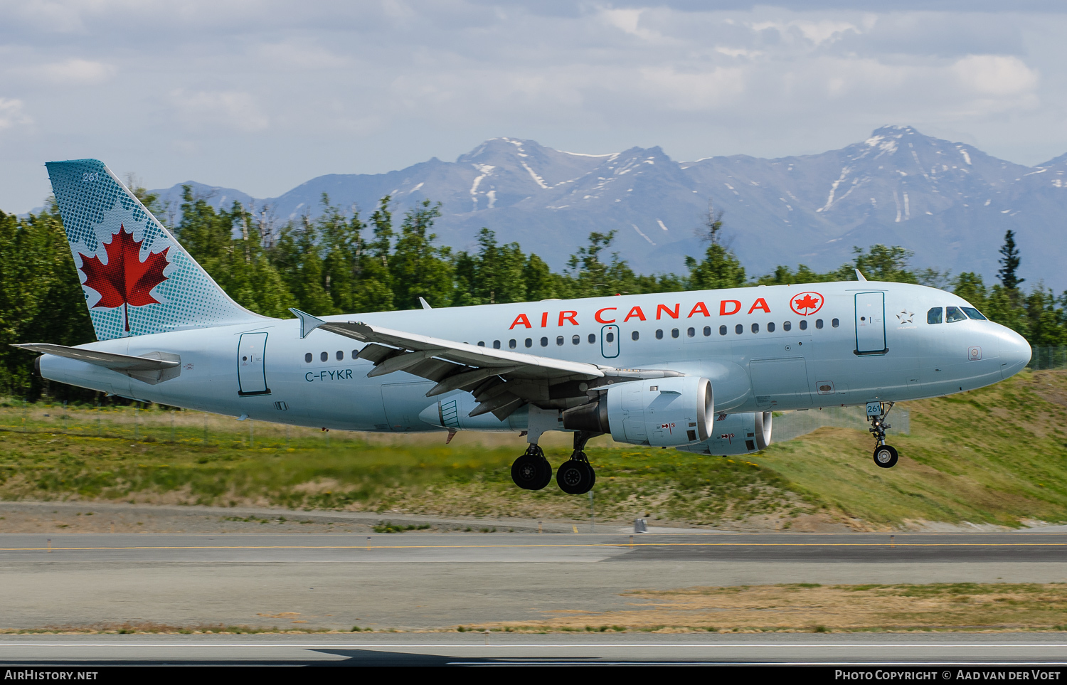 Aircraft Photo of C-FYKR | Airbus A319-114 | Air Canada | AirHistory.net #113376