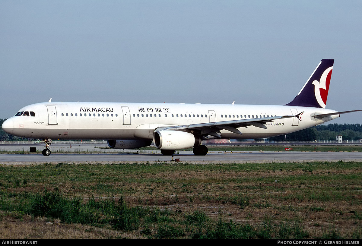 Aircraft Photo of CS-MAG | Airbus A321-131 | Air Macau | AirHistory.net #113391