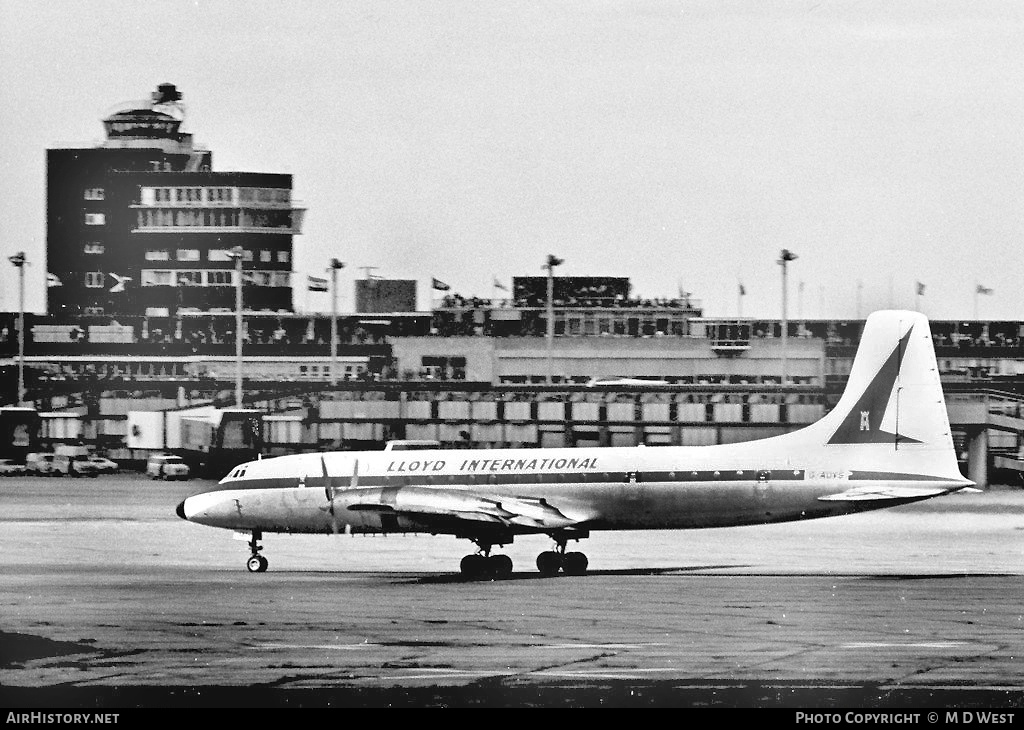 Aircraft Photo of G-AOVS | Bristol 175 Britannia 312(F) | Lloyd International Airways | AirHistory.net #113394