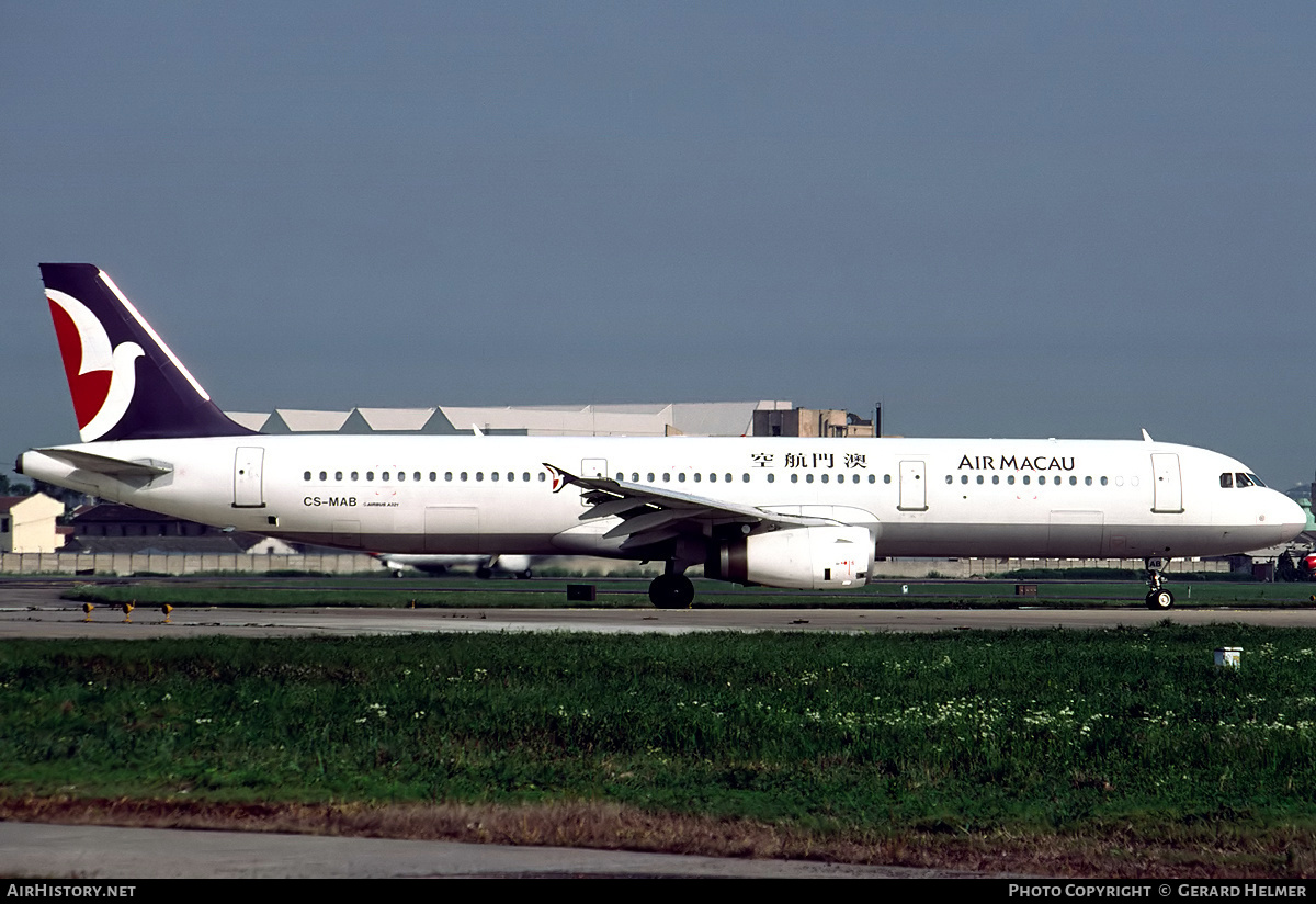 Aircraft Photo of CS-MAB | Airbus A321-131 | Air Macau | AirHistory.net #113403