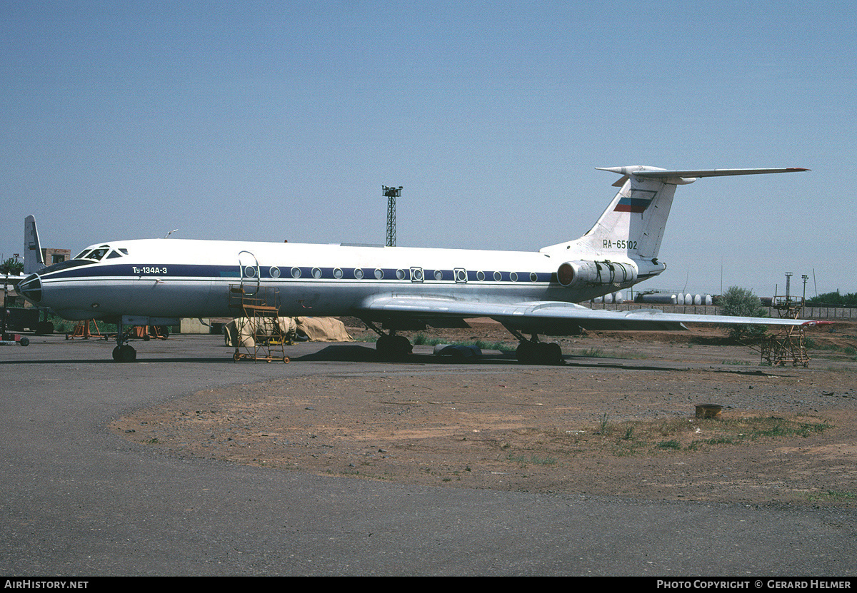 Aircraft Photo of RA-65102 | Tupolev Tu-134A-3 | Astrakhan Airlines | AirHistory.net #113407