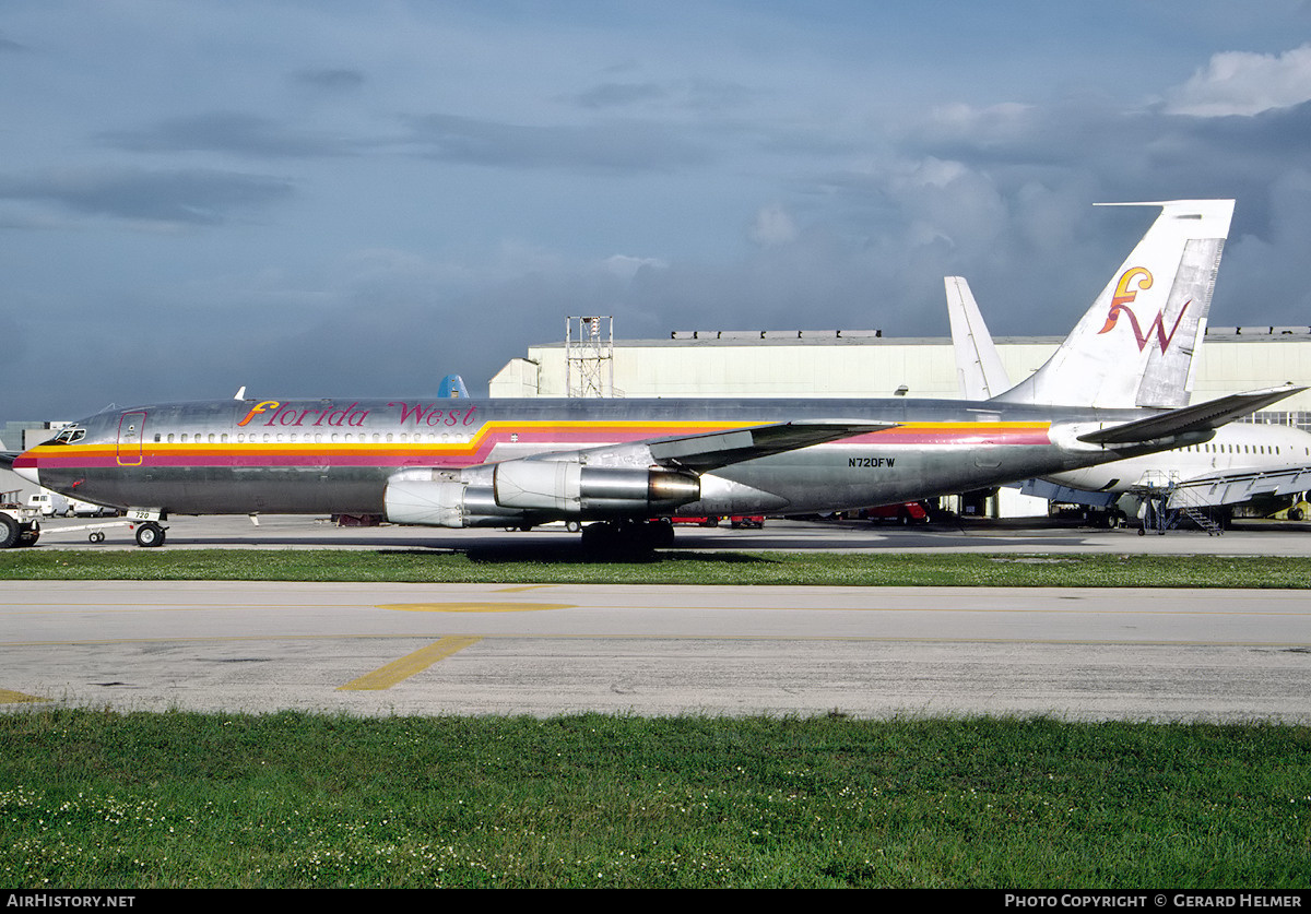 Aircraft Photo of N720FW | Boeing 707-351C | Florida West Airlines | AirHistory.net #113413