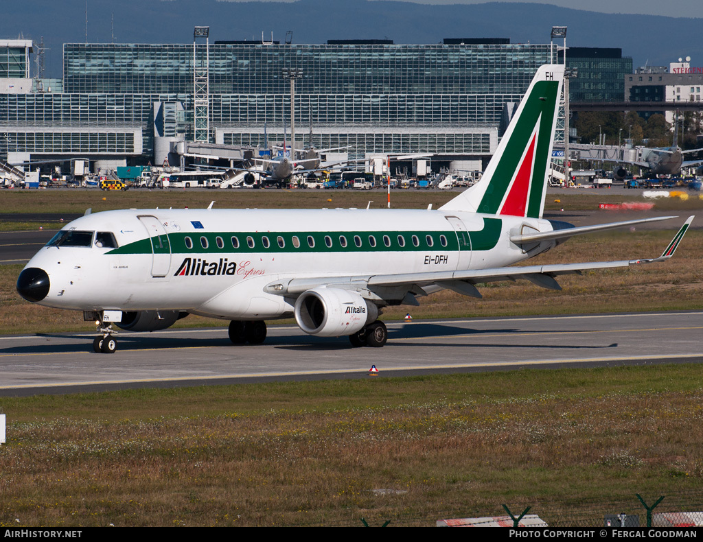 Aircraft Photo of EI-DFH | Embraer 170LR (ERJ-170-100LR) | Alitalia Express | AirHistory.net #113419