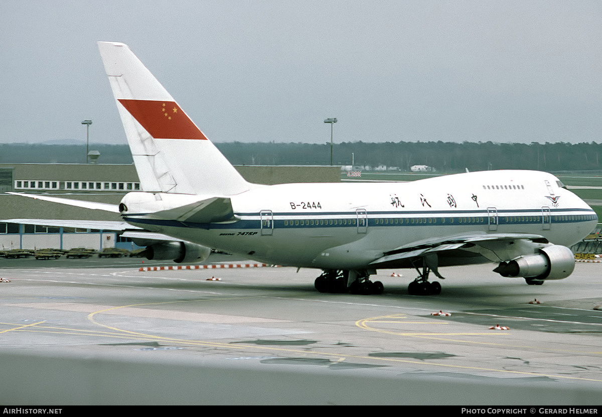 Aircraft Photo of B-2444 | Boeing 747SP-J6 | CAAC - Civil Aviation Administration of China | AirHistory.net #113421